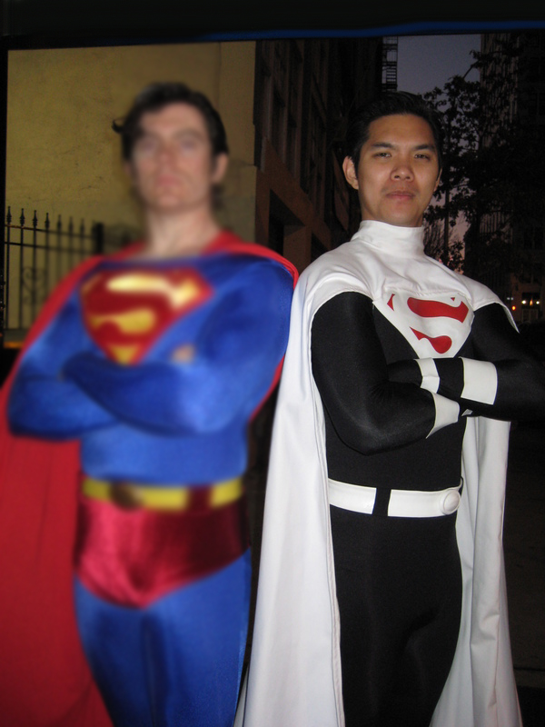 Dark Superman Halloween Superhero Costume Black